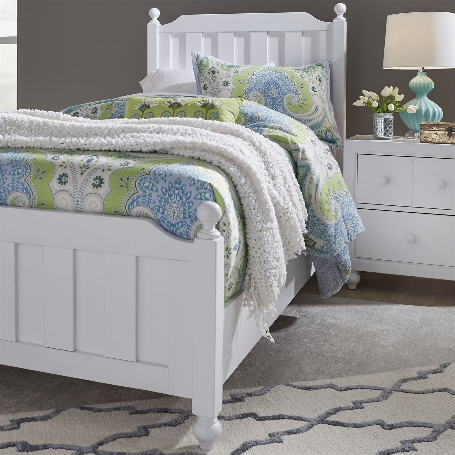 Twin panel cheap bed